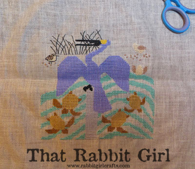 WIP – Anhinga Blues | Rabbit Girl Crafts
