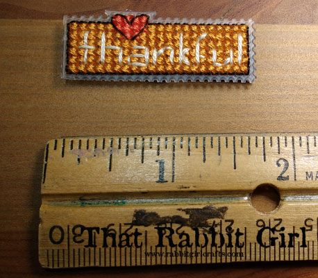 Finished Thankful Magnet