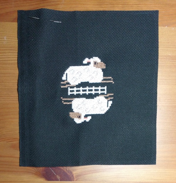 Prairie Schooler Vintage Eggs Sheep Cross-Stitch