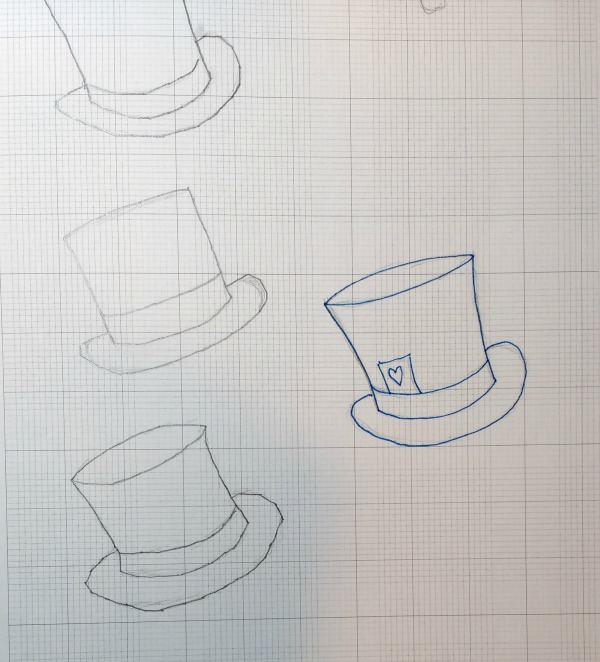 Sketches for hat
