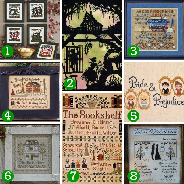 Literary-CrossStitch-Patterns-Collage