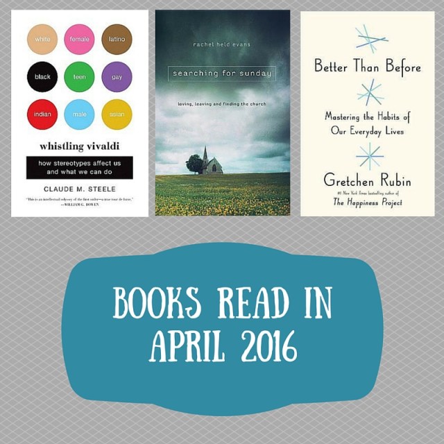 Books read in April 2016