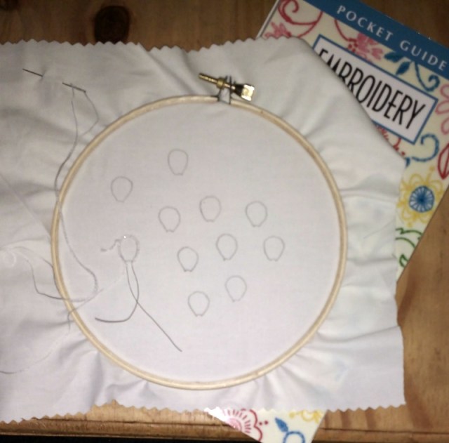 stumpwork embroidery project