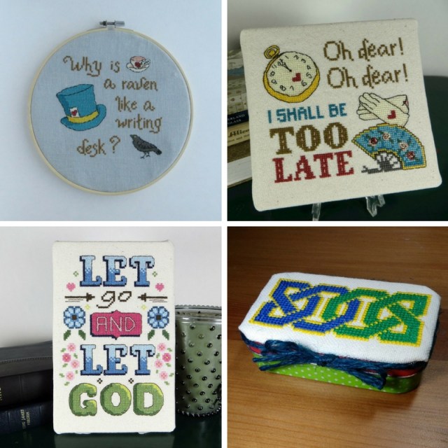 Rabbit Girl Crafts cross-stitch patterns from 2016