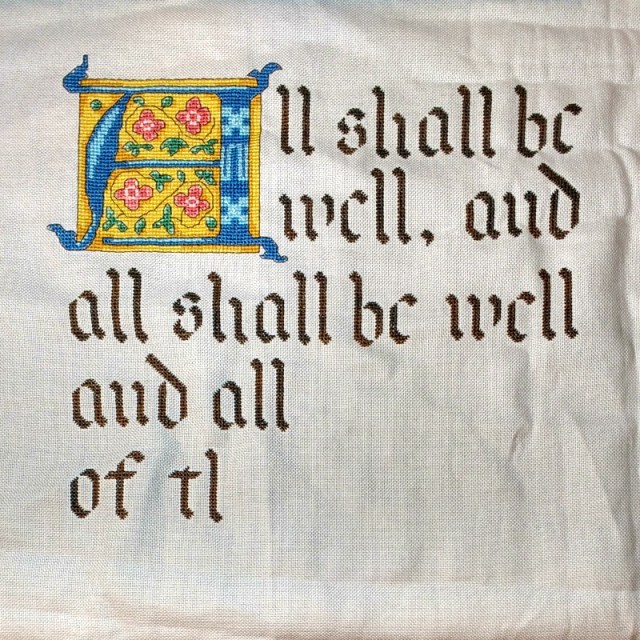 julian-of-norwich-cross-stitch-progress