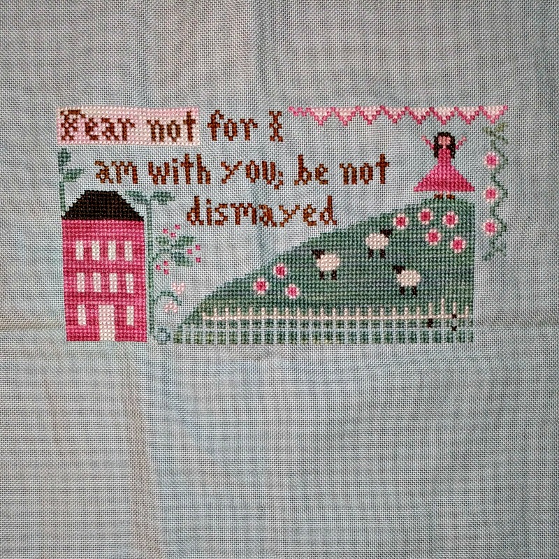 Fear Not cross-stitch pattern by Little House Needleworks